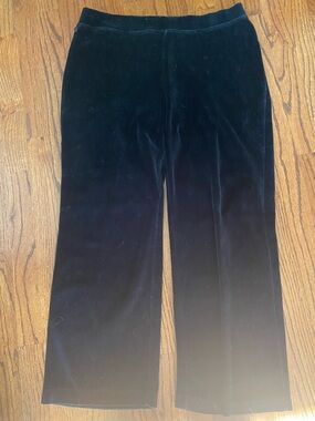 RRL Black Velour Pants in size PL Petite Large